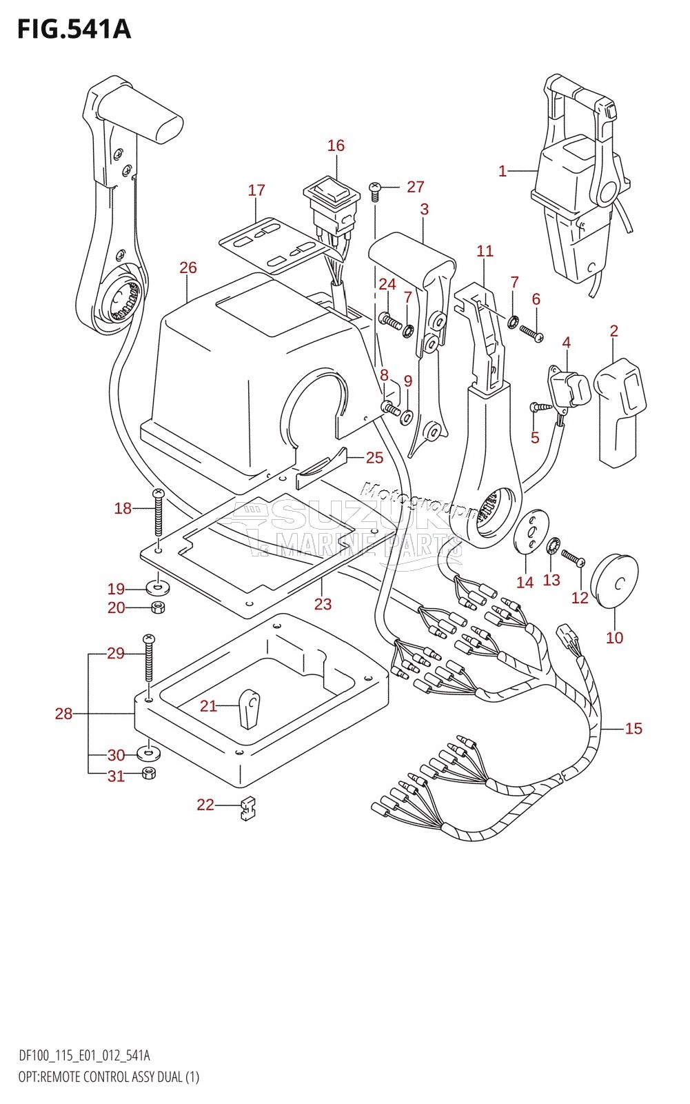 OPT:REMOTE CONTROL ASSY DUAL (1)