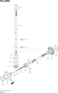 00502F-210001 (2012) 5hp P01-Gen. Export 1 (DF5) DF5 drawing DRIVE SHAFT