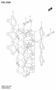 DF250 From 25003F-340001 (E11 E40)  2023 drawing INTAKE MANIFOLD