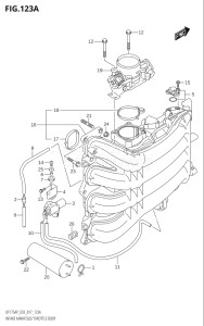 15003P-710001 (2017) 150hp E03-USA (DF150AP) DF150AP drawing INTAKE MANIFOLD / THROTTLE BODY