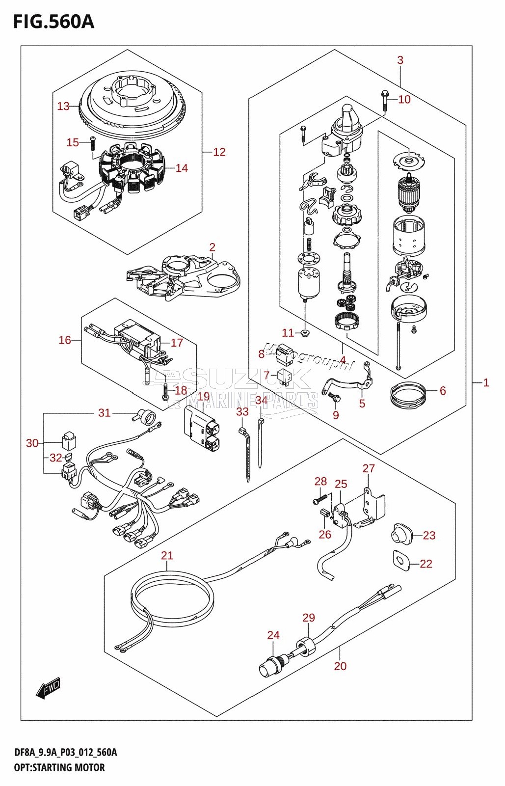 OPT:STARTING MOTOR (M-STARTER:DF8A:P03)