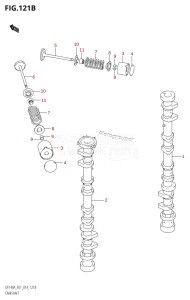 DF140A From 14003F-410001 (E01 E40)  2014 drawing CAMSHAFT (DF100AT:E40)