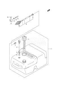 DF 40A drawing Fuel Tank