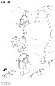 DF175TG From 17502F-510001 (E01 E40)  2015 drawing FUEL VAPOR SEPARATOR (DF175ZG:E40)