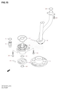 DF140 From 14001Z-680001 (E01 E40)  2006 drawing OIL PUMP