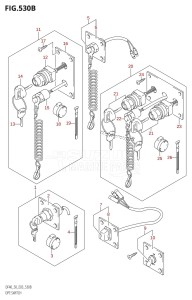 DF50 From 05002F-010001 (E03)  2010 drawing OPT:SWITCH (K5,K6,K7,K8,K9,K10)