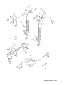 DT30C From 03003-581001 ()  1995 drawing OPT:PANEL SWITCH