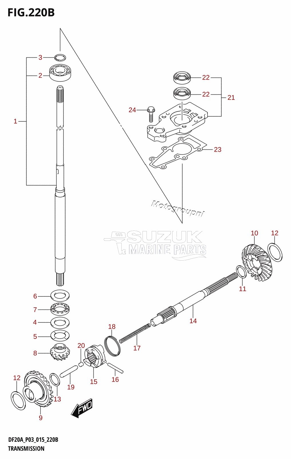 TRANSMISSION (DF9.9BR:P03)