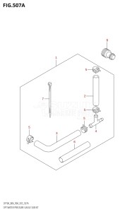 07003F-110001 (2011) 70hp E03-USA (DF70AT) DF70A drawing OPT:WATER PRESSURE GAUGE SUB KIT