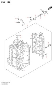 09003F-610001 (2016) 90hp E01 E40-Gen. Export 1 - Costa Rica (DF90A  DF90ATH) DF90A drawing CYLINDER BLOCK