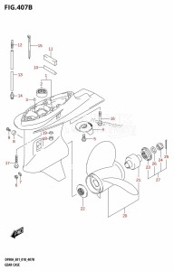 DF90A From 09003F-810001 (E01 E40)  2018 drawing GEAR CASE (DF70ATH,DF80A,DF90ATH)