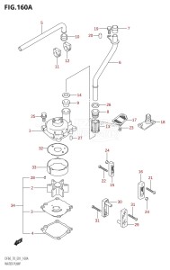 DF70 From 07001F-251001 (E01 E40)  2002 drawing WATER PUMP (W,X,Y,K1,K2,K3,K4,K5,K6,K7)