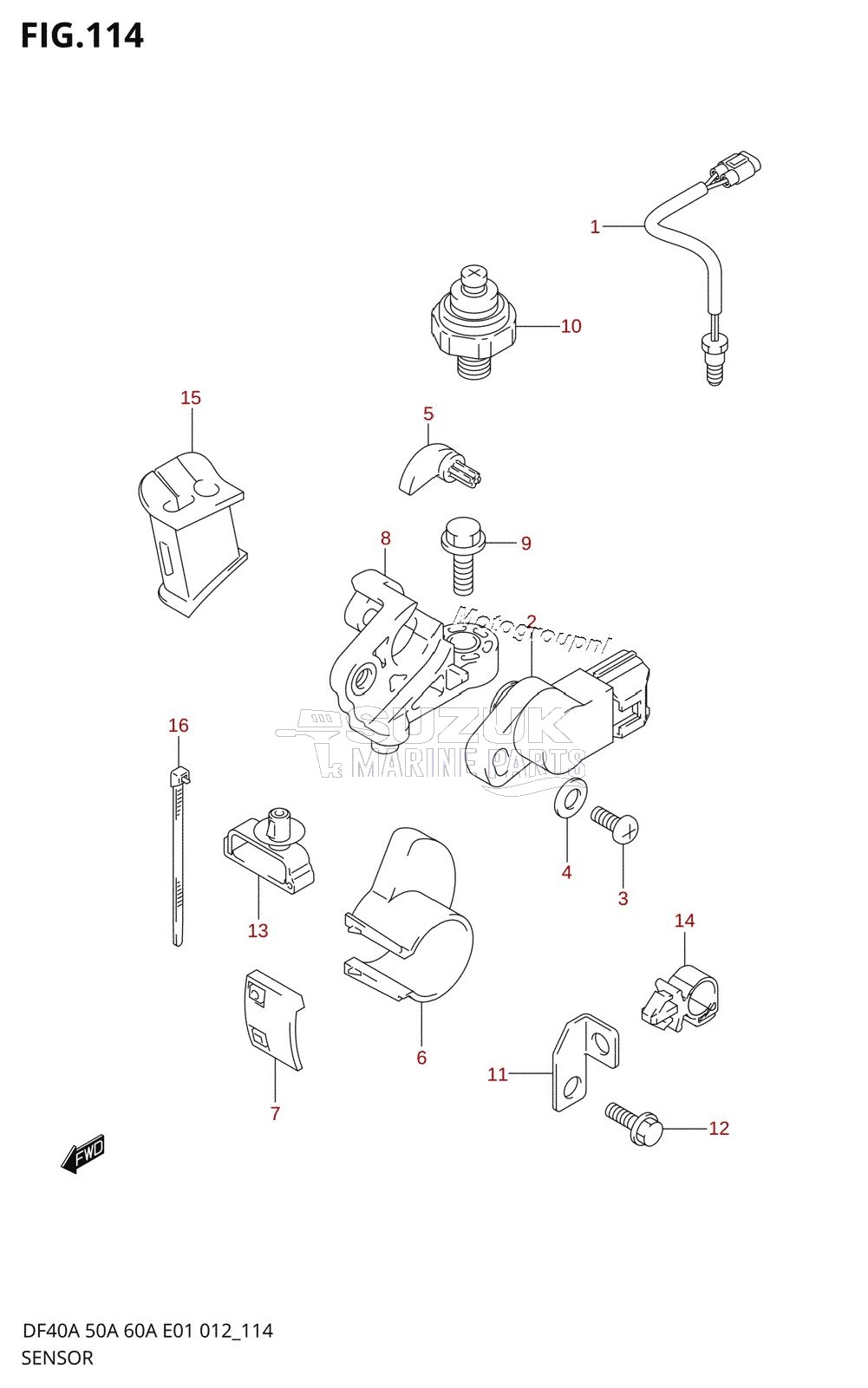 SENSOR (DF40AST E34)