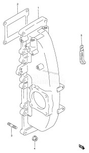 DT115 From 11502-912900 ()  1989 drawing INTAKE MANIFOLE (DT115S /​ DT140EPI)