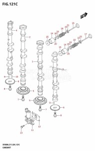 DF250ATSS From 25001N-440001 (E03)  2024 drawing CAMSHAFT (DF250ATSS)