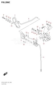 DF25A From 02504F-340001 (P01)  2023 drawing CLUTCH ROD (DF30AQ)