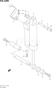 05003F-310001 (2013) 50hp E01-Gen. Export 1 (DF50A  DF50ATH) DF50A drawing GAS CYLINDER (DF60AQH:E40)