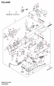 DF50A From 05003F-410001 (E01)  2014 drawing TILLER HANDLE (DF60AQH:E01)