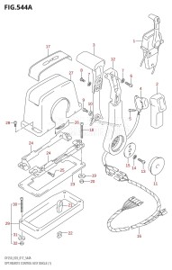 DF225T From 22503F-710001 (E03)  2017 drawing OPT:REMOTE CONTROL ASSY SINGLE (1)