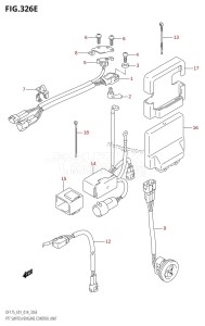 DF175ZG From 17502Z-410001 (E01 E40)  2014 drawing PTT SWITCH /​ ENGINE CONTROL UNIT (DF150Z:E01)