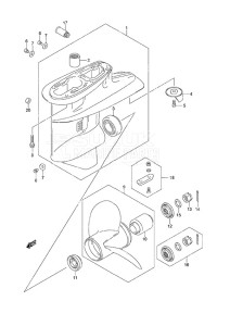 DF 50A drawing Gear Case