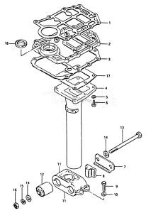 DT40 From 4002-705609 ()  1987 drawing EXHAUST TUBE