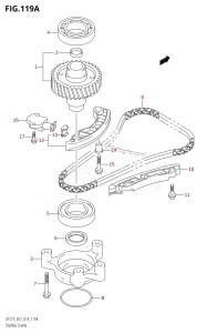 DF150 From 15002F-410001 (E01 E40)  2014 drawing TIMING CHAIN