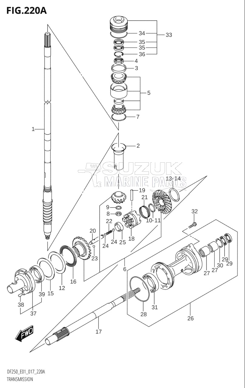 TRANSMISSION (DF200T:E01)