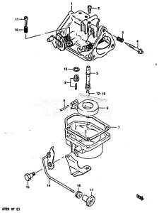 DT30 From 03001-971001 ()  1999 drawing CARBURETOR