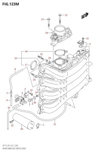 DF150Z From 15002Z-510001 (E01 E40)  2015 drawing INTAKE MANIFOLD /​ THROTTLE BODY (DF175TG:E40)