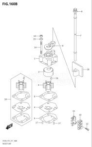 00995F-710001 (2017) 9.9hp P01-Gen. Export 1 (DF9.9B  DF9.9BR  DF9.9BT  DF9.9BTH) DF9.9B drawing WATER PUMP (DF9.9BR:P01)