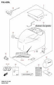 DF50A From 05003F-510001 (E01)  2015 drawing ENGINE COVER (DF60ATH:E01)