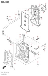 05004F-610001 (2016) 50hp E03-USA (DF50AVT) DF50A drawing CYLINDER HEAD (DF50A:E03)