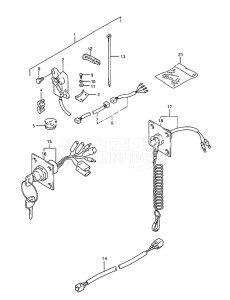 Outboard DT 85 drawing Switch Panel