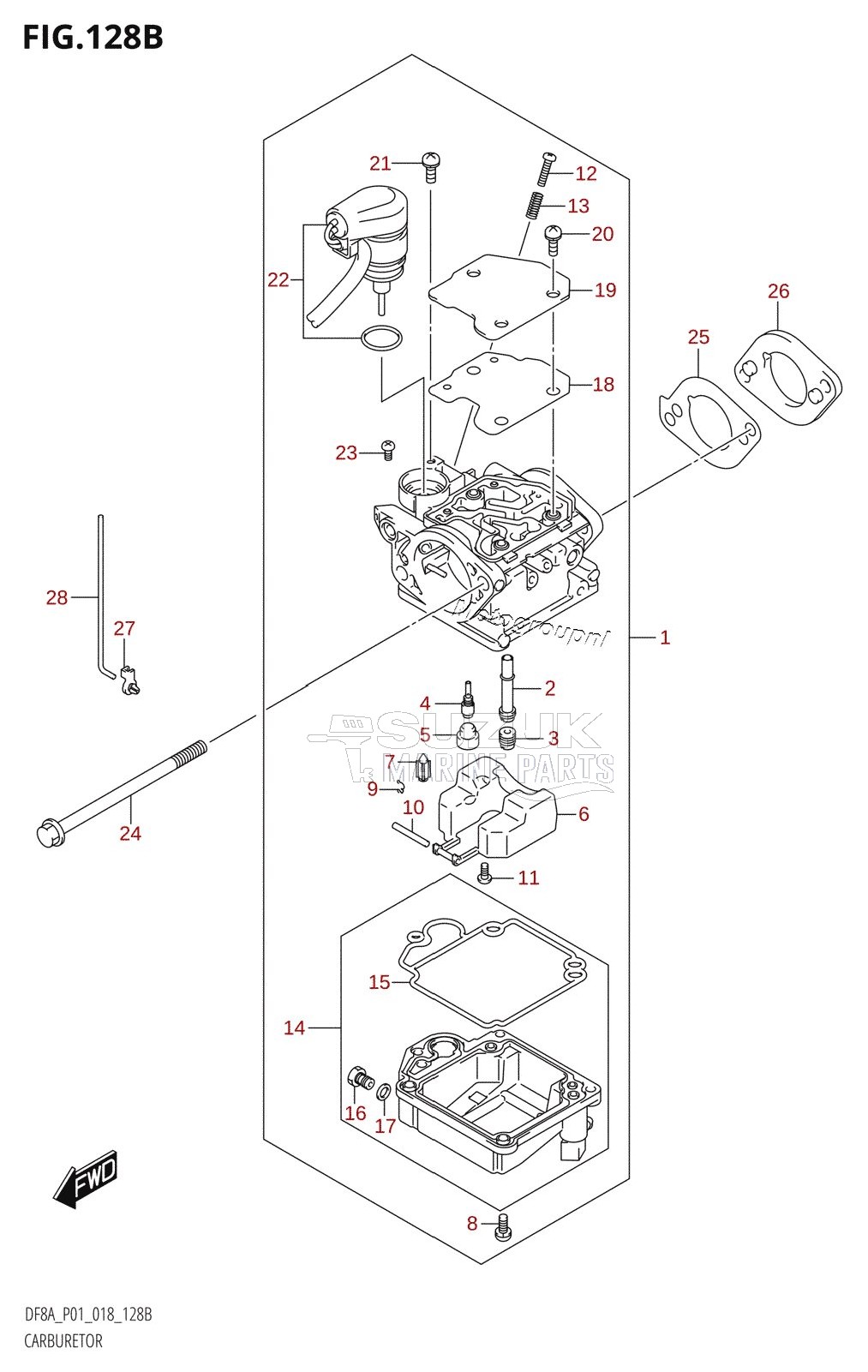 CARBURETOR (DF8AR)