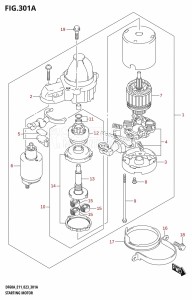 DF60A From 06002F-040001 (E01 E40 E03)  2020 drawing STARTING MOTOR