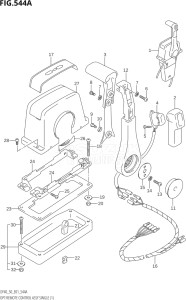 04001F-680001 (2006) 40hp E01-Gen. Export 1 (DF40QHK6  DF40TK6) DF40 drawing OPT:REMOTE CONTROL ASSY SINGLE (1) (K5,K6,K7,K8,K9,K10)