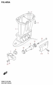 DF60A From 06003F-240001 (E11 E40)  2022 drawing DRIVE SHAFT HOUSING ((DF40A,DF40AQH,DF40ATH,DF50A,DF50ATH,DF60ATH):E01,(DF40A,DF50A):E11)