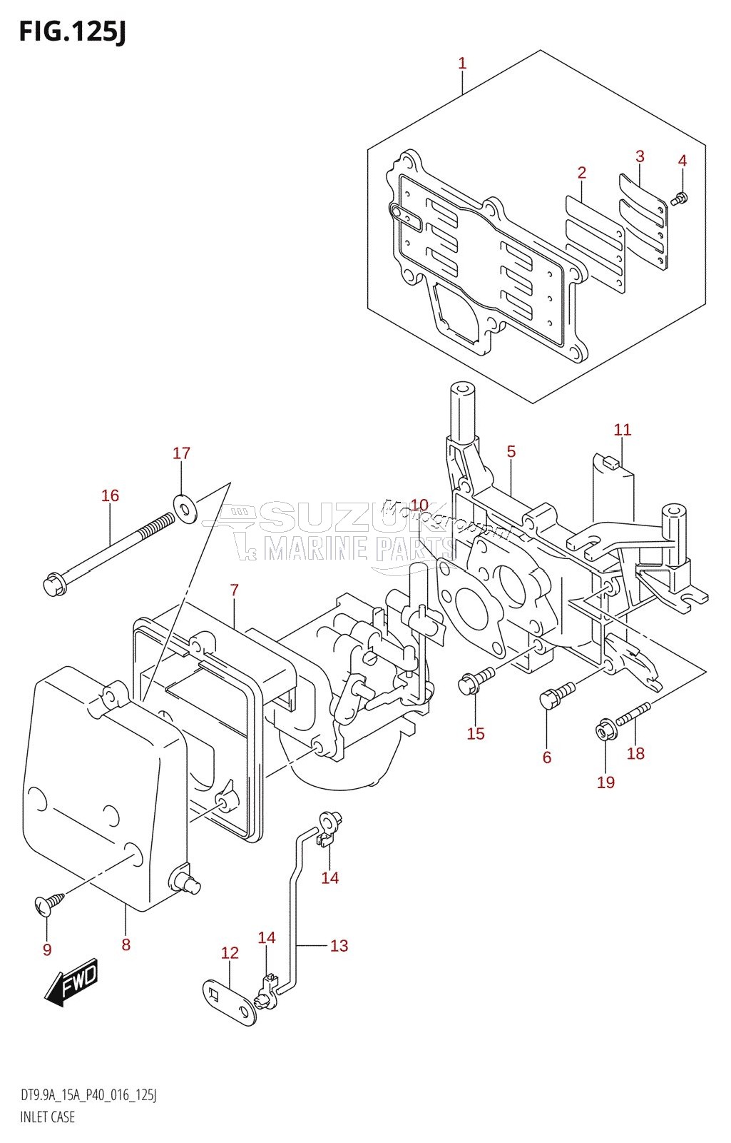 INLET CASE (DT15AK:P36)