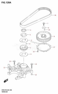 DF20A From 02002F-240001 (E03 P03)  2022 drawing TIMING BELT