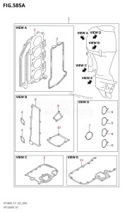 DF140BT From 14005F-340001 (E11 E40)  2023 drawing OPT:GASKET SET