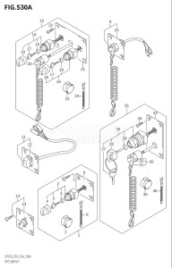 20002F-410001 (2014) 200hp E03-USA (DF200T) DF200 drawing OPT:SWITCH