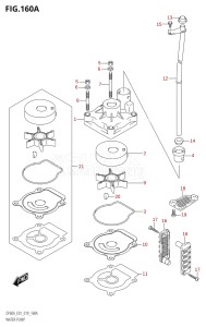 05003F-910001 (2019) 50hp E01-Gen. Export 1 (DF50AT  DF50ATH) DF50A drawing WATER PUMP (DF40A:E01,DF40AST:E34,DF50A:E01)