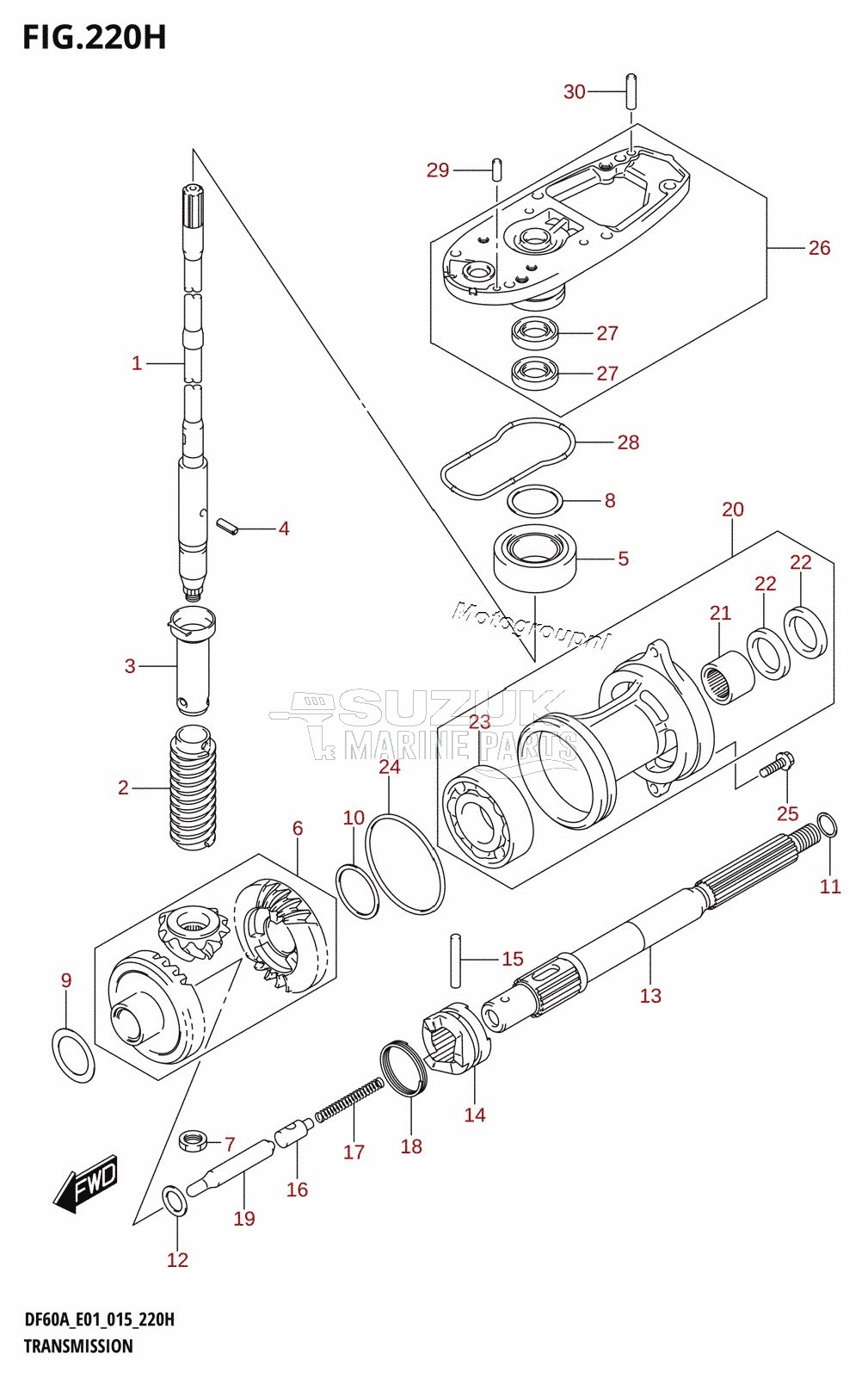 TRANSMISSION (DF60A:E40)