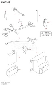 DF175A From 17503F-910001 (E03)  2019 drawing KEY LESS START (DF200AT,DF200AST,DF175AT,DF150AT)