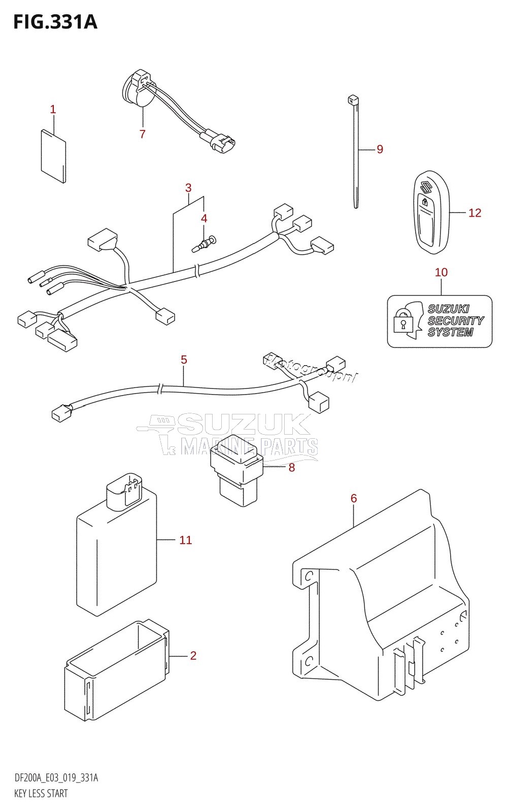 KEY LESS START (DF200AT,DF200AST,DF175AT,DF150AT)