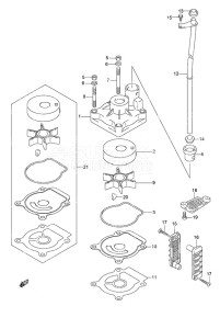 DF 40A drawing Water Pump