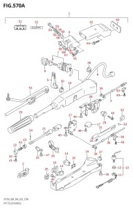 08002F-110001 (2011) 80hp E03-USA (DF80AT) DF80A drawing OPT:TILLER HANDLE