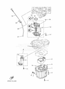 F250GETX drawing VENTILATEUR-DHUILE