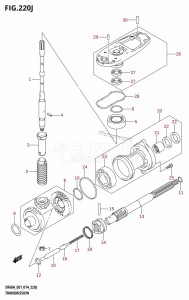 DF50A From 05003F-410001 (E01)  2014 drawing TRANSMISSION (DF60AQH:E01)